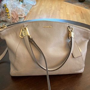 Coach 2-Handle Bag with cross-body strap